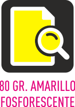 Amarillo fosforescente 80 gr.