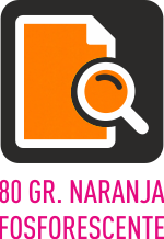 Naranja fosforescente 80 gr.